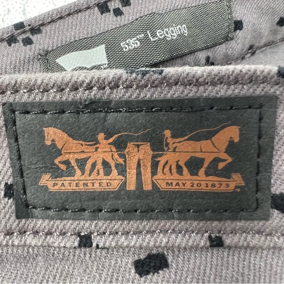 Levi’s 535 blue leggings 5 low rise size 13 - Picture 7 of 13